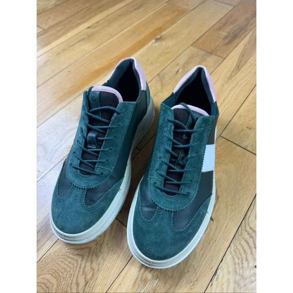 Ecco Womens Great Royale 2.0 Green Shoes Size 7-7.5